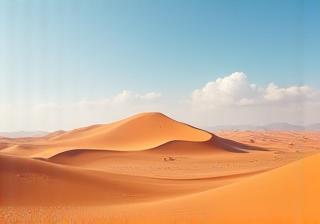 Vast desert landscape