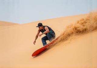 Sandboarding adventure